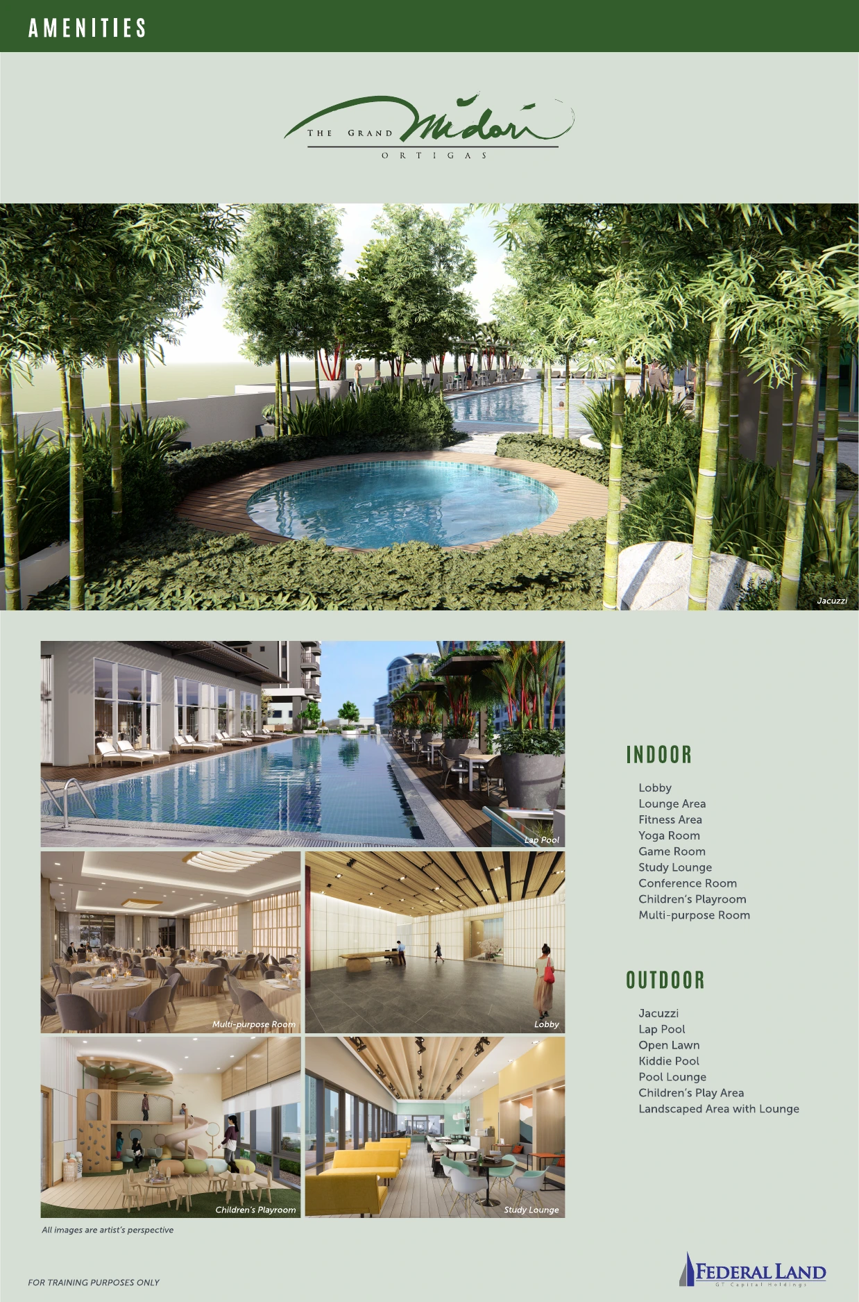 The Grand Midori Ortigas amenities summary