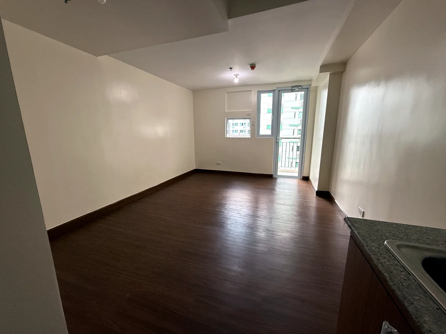 Studio - Living Area & Balcony