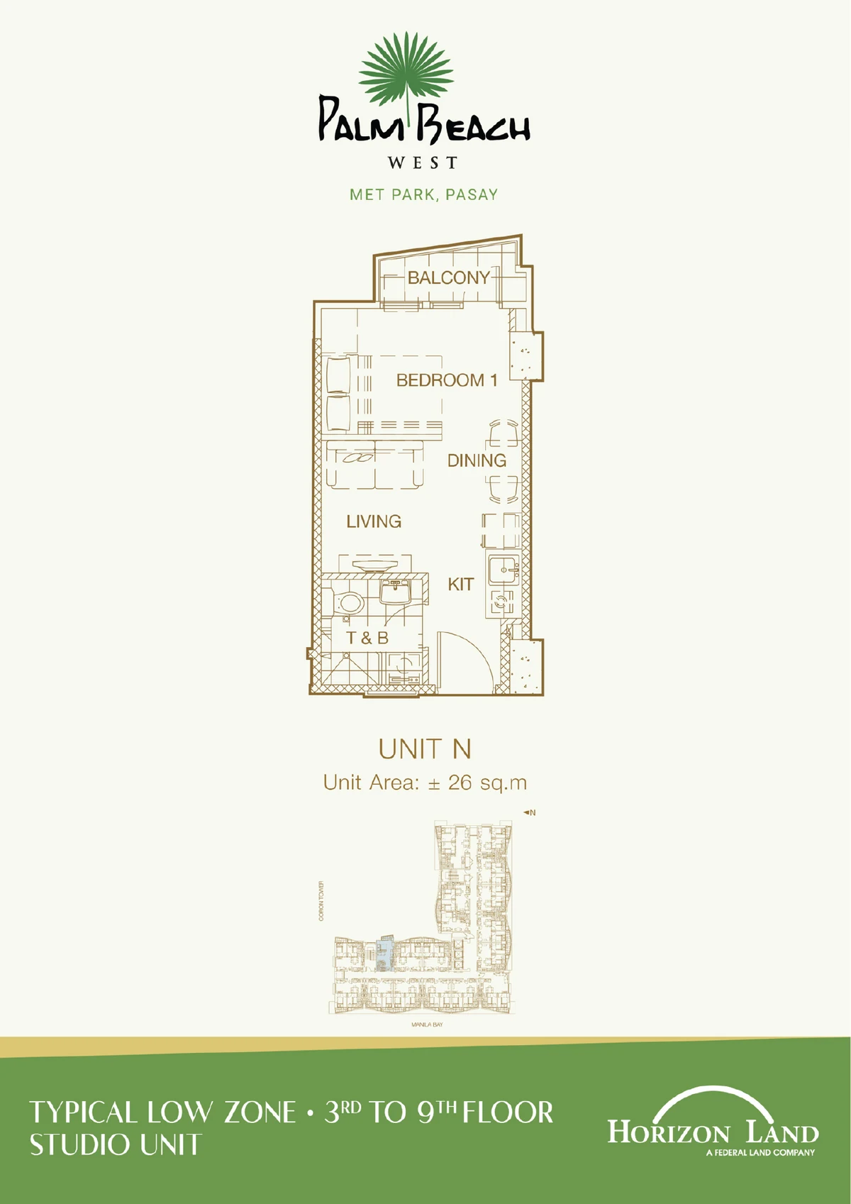 Studio Unit N 26 SQM