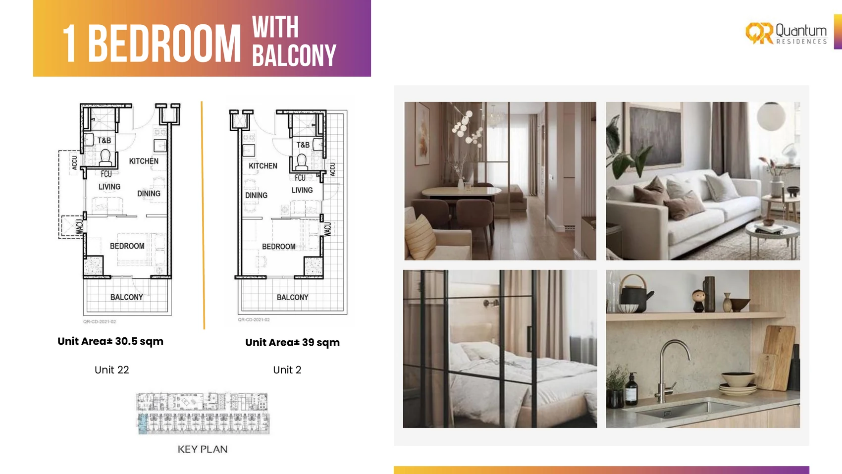 1 Bedroom with Balcony