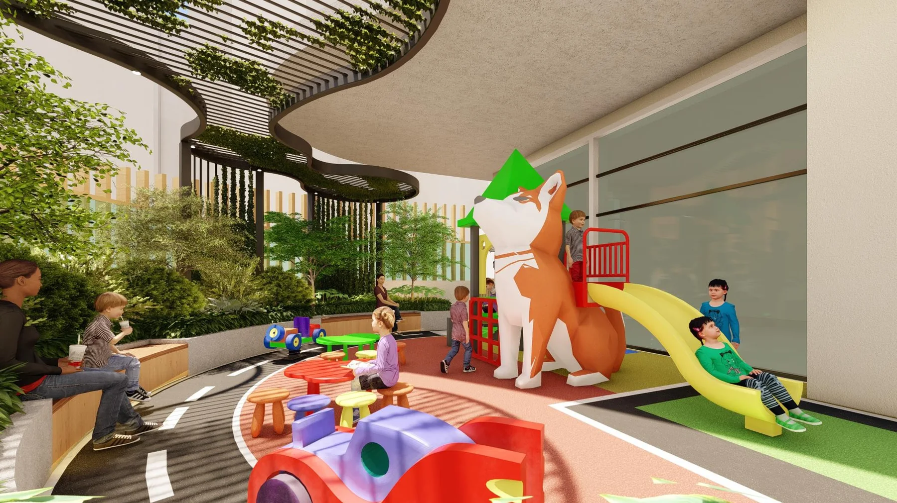 Outdoor Kids Play Area